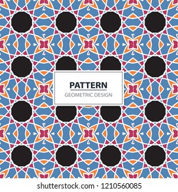 Seamless background with abstract geometric pattern.