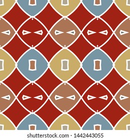 Seamless background with abstract geometric pattern.
