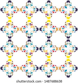 Seamless background with abstract geometric pattern.