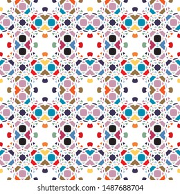 Seamless background with abstract geometric pattern.