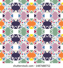 Seamless background with abstract geometric pattern.