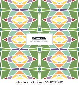 Seamless background with abstract geometric pattern.