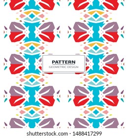 Seamless background with abstract geometric pattern.