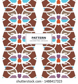 Seamless background with abstract geometric pattern.