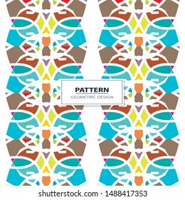 Seamless background with abstract geometric pattern.