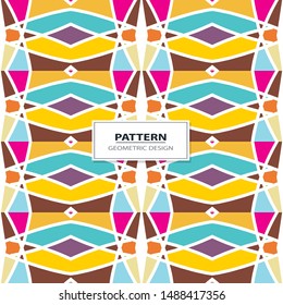 Seamless background with abstract geometric pattern.