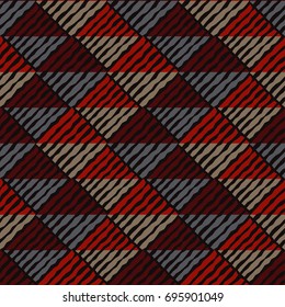 Seamless background with abstract geometric pattern. Textile rapport.
