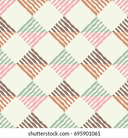 Seamless background with abstract geometric pattern. Textile rapport.