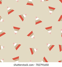 Seamless background with abstract geometric pattern. Glitch graphic. 80s style. Memphis style. Textile rapport.