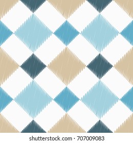 Seamless background with abstract geometric pattern. Scribble texture. Textile rapport.