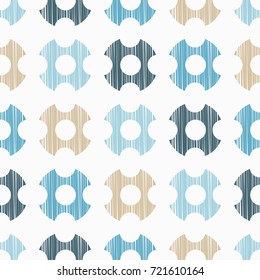 Seamless background with abstract geometric pattern. Scribble texture. Textile rapport.