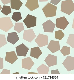 Seamless background abstract geometric pentagon pattern for design. Vector illustration graphic.
