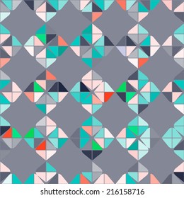 seamless background with abstract geometric shapes for your design 