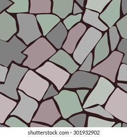 Seamless background from abstract geometrical figures
