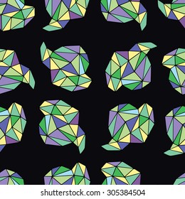 Seamless background with abstract geometrical triangle shapes.