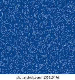 seamless background. abstract image  tadpole