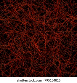 Seamless background abstract lines doodle. Vector