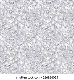 Seamless background. Abstract ornamental pattern. Vector illustration.