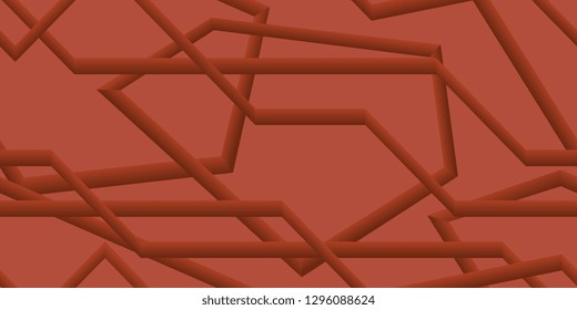 Seamless background. Abstract seamless pattern of broken lines. Vector graphics