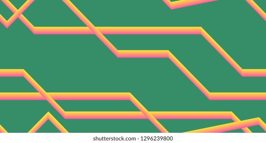 Seamless background. Abstract seamless pattern of broken lines. Vector graphics