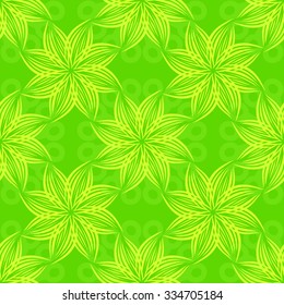Seamless background. Abstract pattern with floral motifs. Vector illustration.