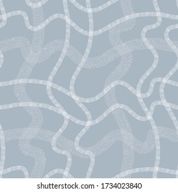 Seamless background. Abstract pattern, lines and spots.  Scandinavian style. Background design for paper, textile, fabric, ceramics, tile. Vector graphics.