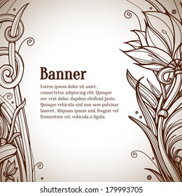 Seamless background. Abstract Retro Vintage background. Vector background. Card or invitation design element. Advertising design. Page decoration. Flat design icon. Red label. Frame/border design.