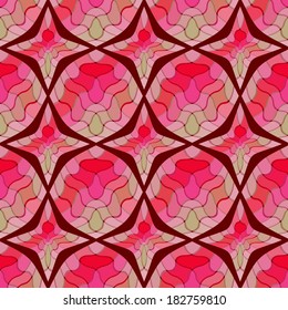 seamless background with abstract shapes 