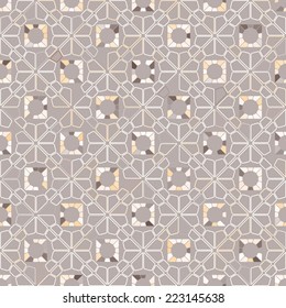 seamless background with abstract shapes
