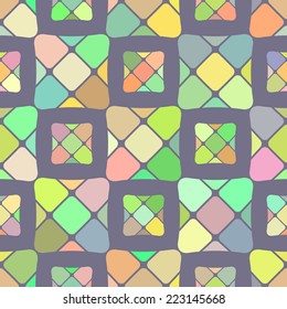 seamless background with abstract shapes