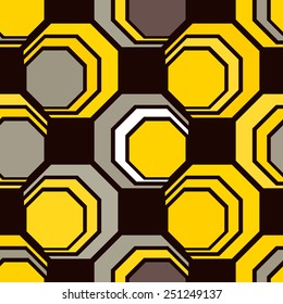 seamless background with abstract shapes