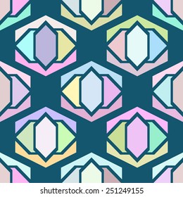 seamless background with abstract shapes