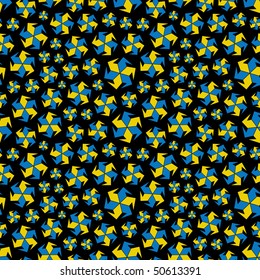 Seamless background with abstract symbols.
