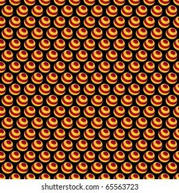 Seamless background with abstract symbols.