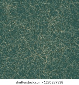 Seamless background. Abstract texture of thin curve lines. Vector graphics