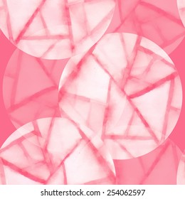 Seamless background with abstract watercolor elements, vector.