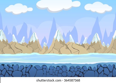 Seamless background of ace age. Vector illustration