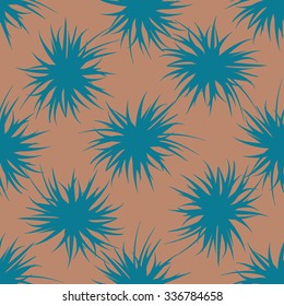Seamless background with agave plants