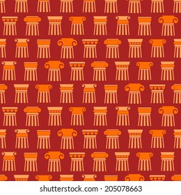 Seamless background with ancient columns