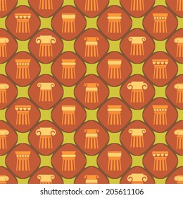 Seamless background with ancient columns