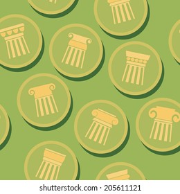 Seamless background with ancient columns