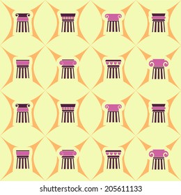 Seamless background with ancient columns