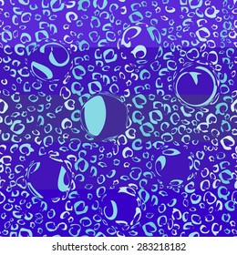 Seamless background with animal print