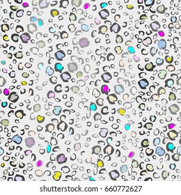 Seamless background with animal print