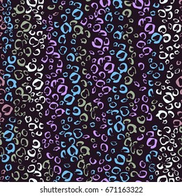 Seamless background with animal print