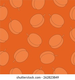 Seamless background Apricot