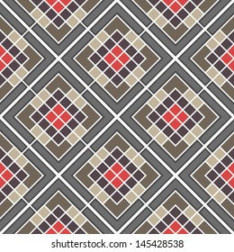 Seamless background with Arabic or Islamic ornaments style pattern.