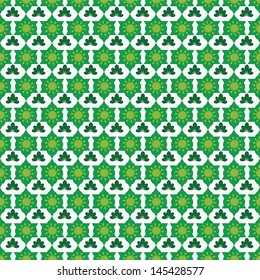 Seamless background with Arabic or Islamic ornaments style pattern.