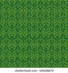 Seamless background with Arabic or Islamic ornaments style pattern.