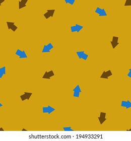 seamless background: arrow geometry. Vector Illustration Design Pattern